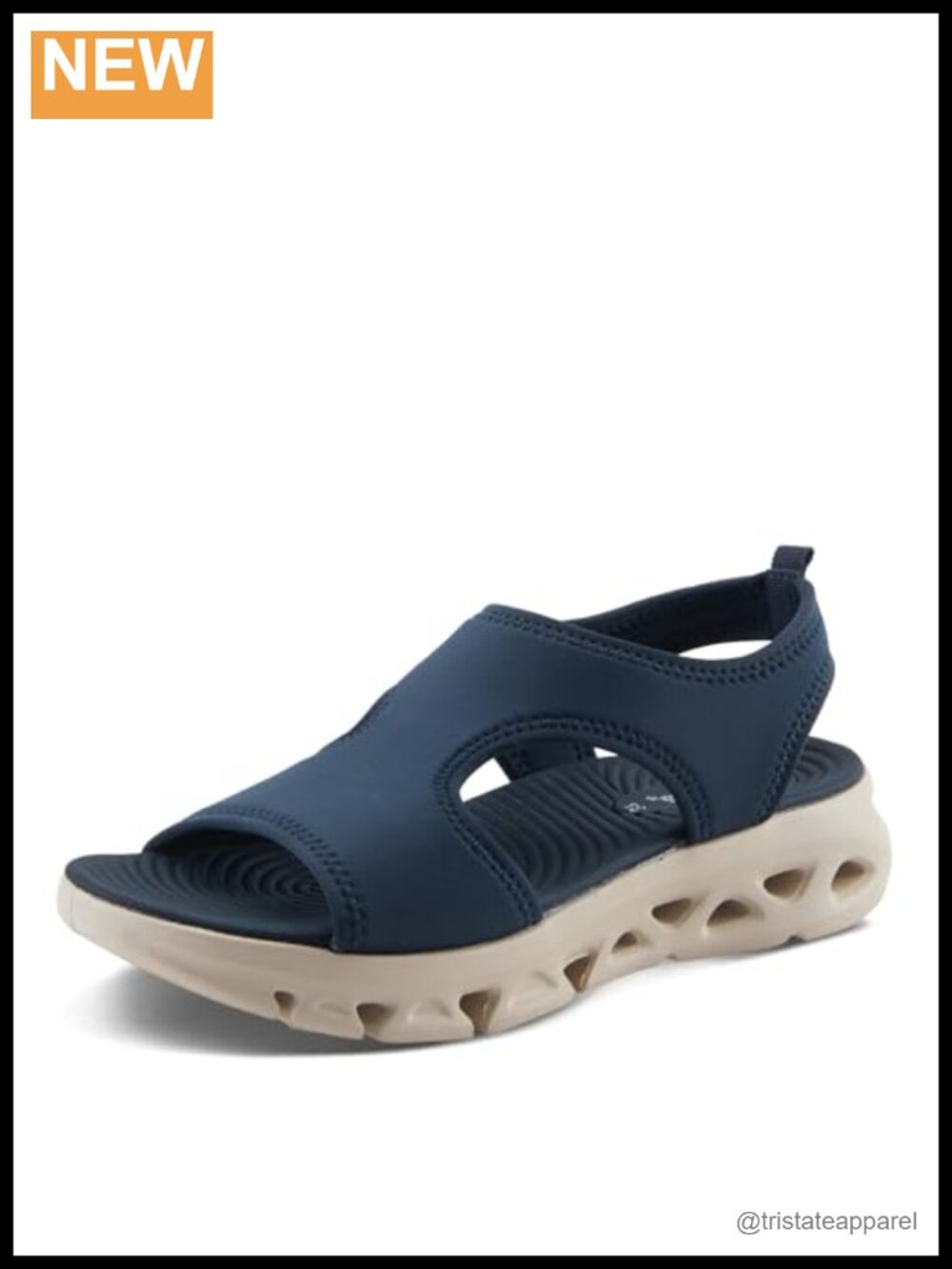 Flexus Lycra Slip-On Sandals Cushioned EVA Sport Ankle Strap